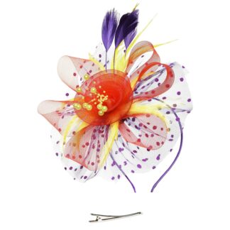 Feather Floral Fascinator